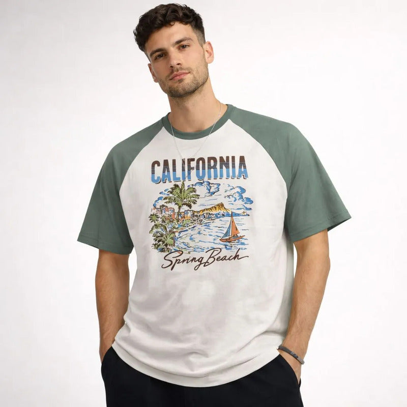 Playera Hombre 891cp Ranglan