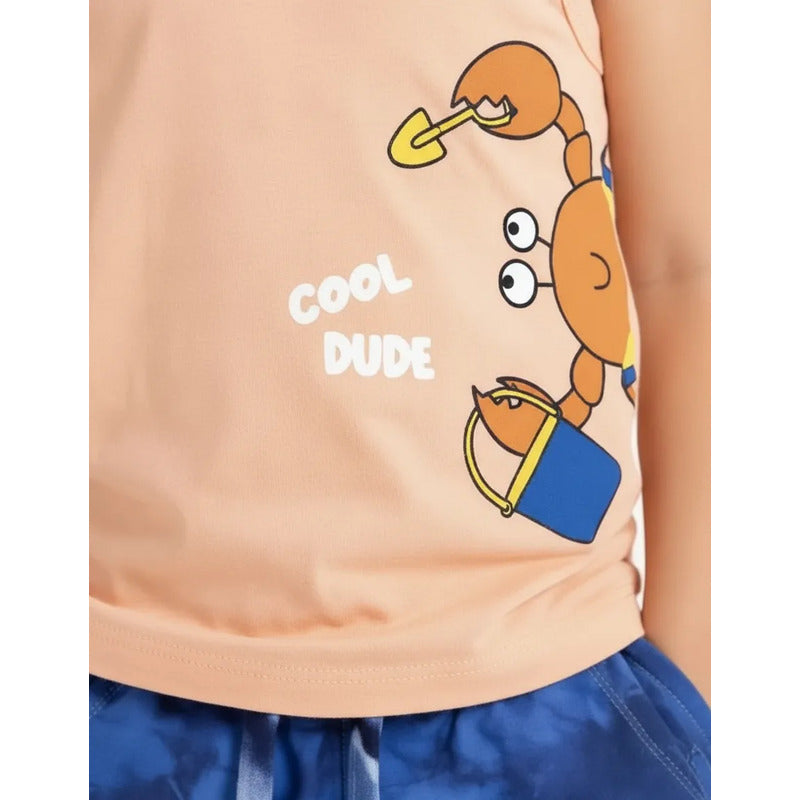 Tank Top Naranja Cool Dude Tno 90362