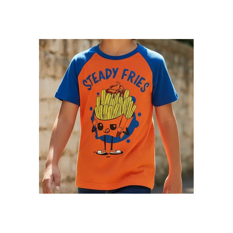 Paquete Armado De 3 Playeras Estampadas Para Niño