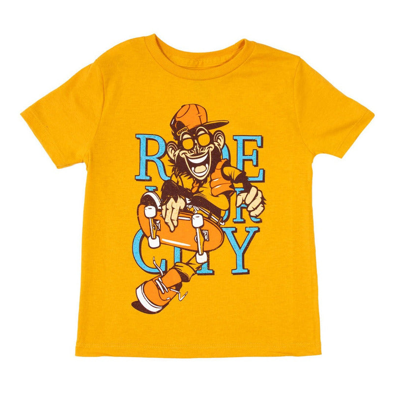 Playera Estampado Focalizado Para Niño