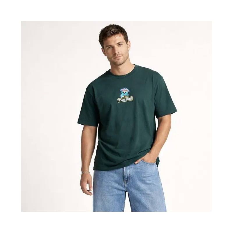 Playera Fig Adhesivo Bord Lic Hombre 90535 Multicolor M
