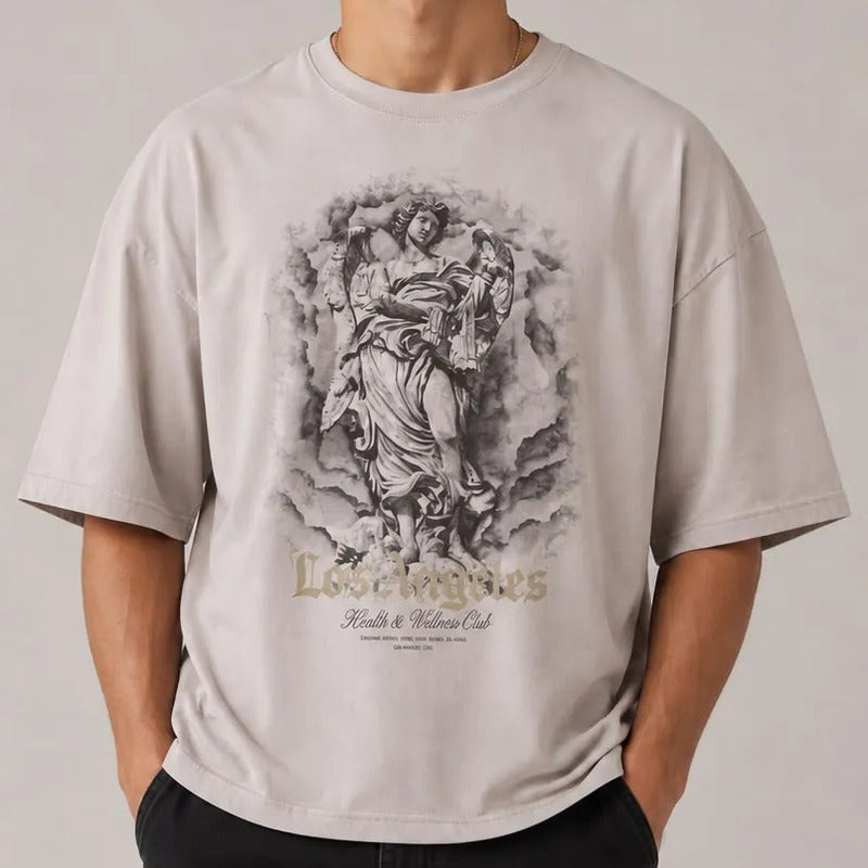 Playera Hombre 891ml Boxy Beige