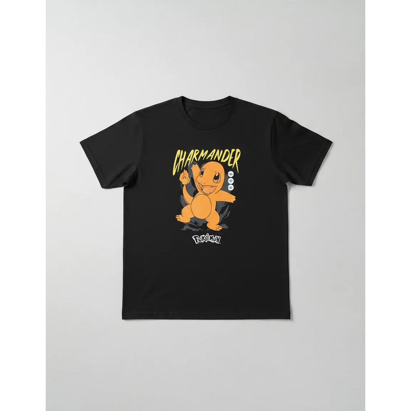 Playera Pokémon Juvenil Para Niño Modelo 848