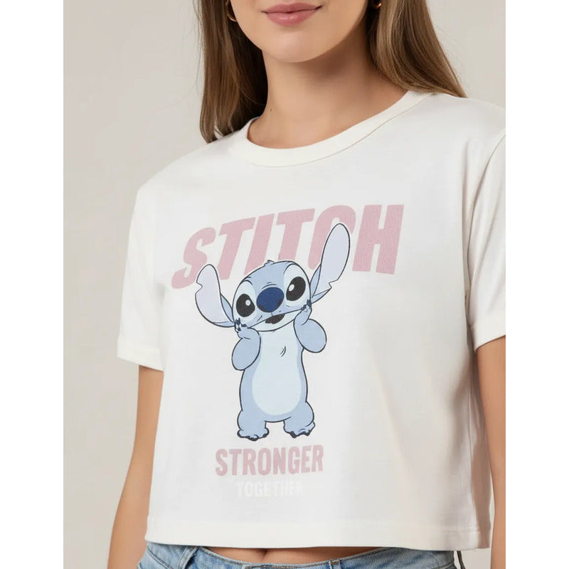 Playera Mujer 846tf Stitch