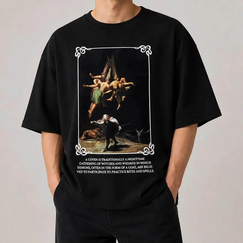 Playera Hombre 891nu Oversize Negro