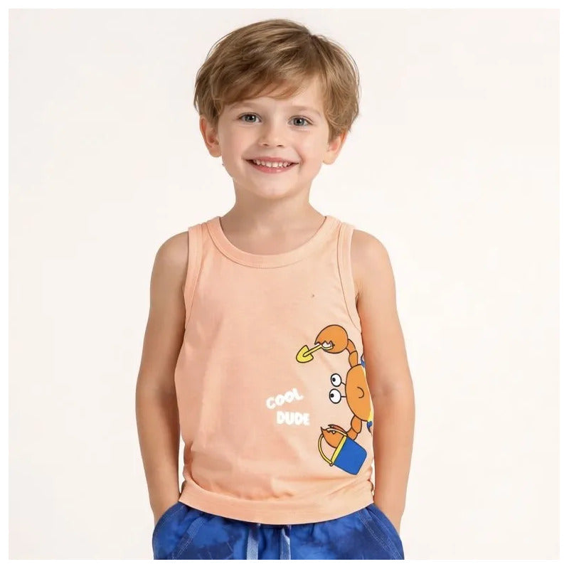Tank Top Naranja Cool Dude Tno 90362
