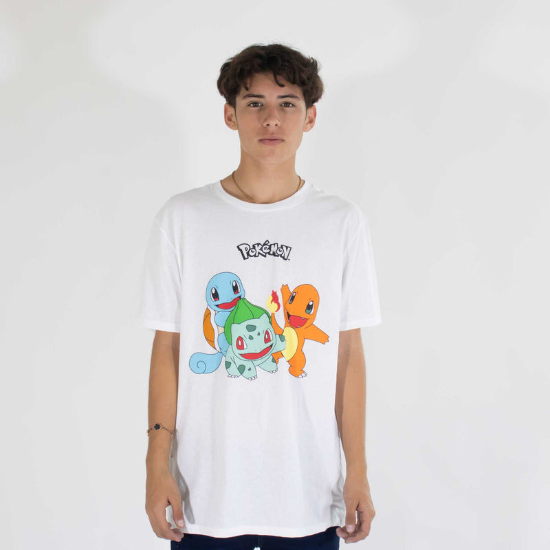 Playera Hombre Estilo Pokemon