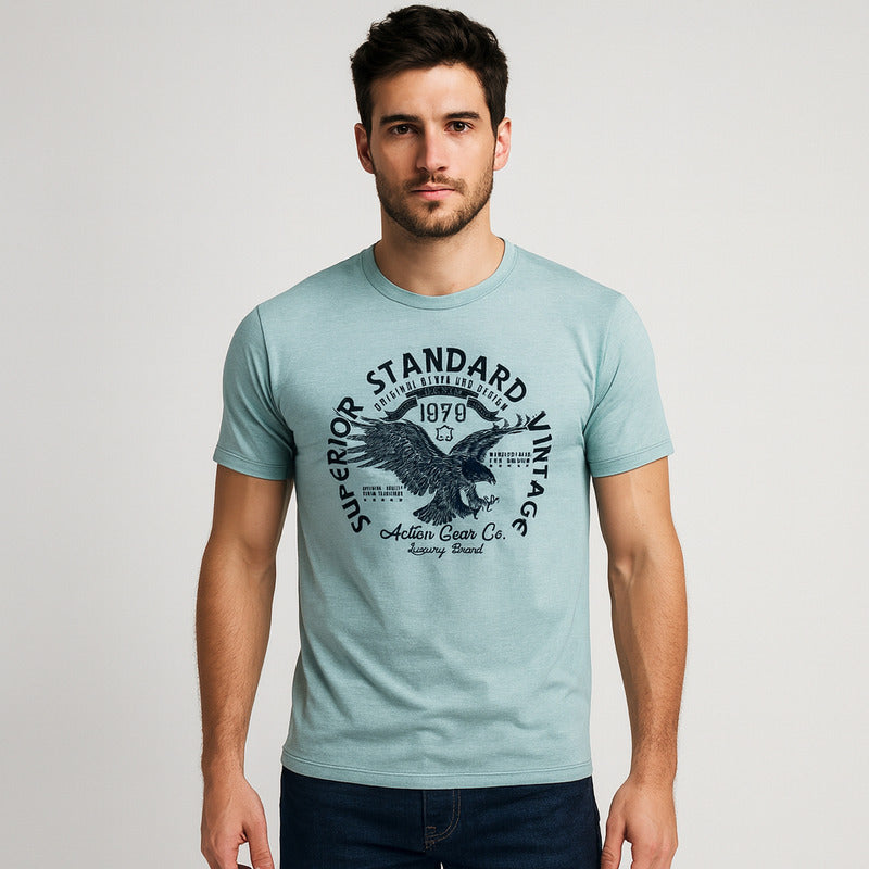 Playera Hombre 878ba Verde