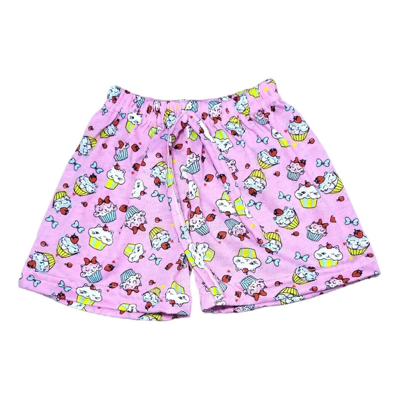 Paquete De 6 Piezas Short Basico Para Niña