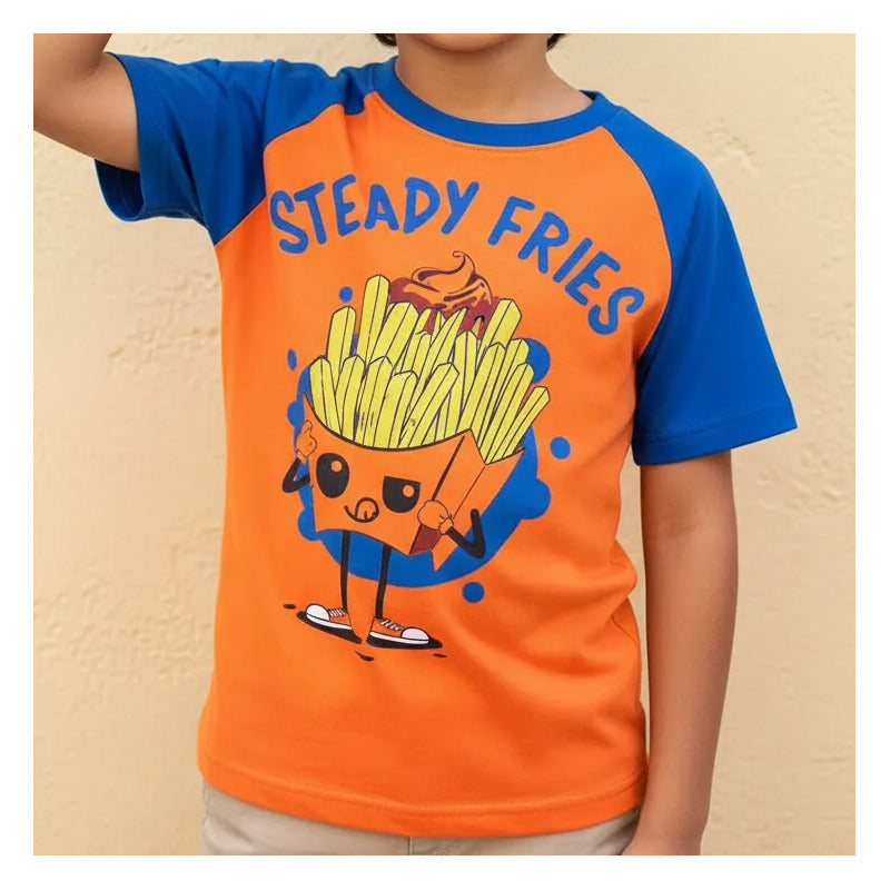 Paquete Armado De 3 Playeras Estampadas Para Niño