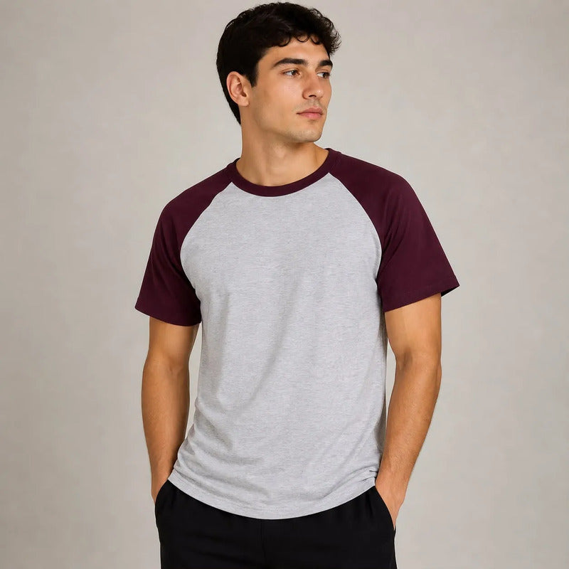 Playera Hombre 371fc Manga Ranglan