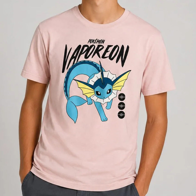 Playera Pokémon Juvenil Para Niño Modelo 848