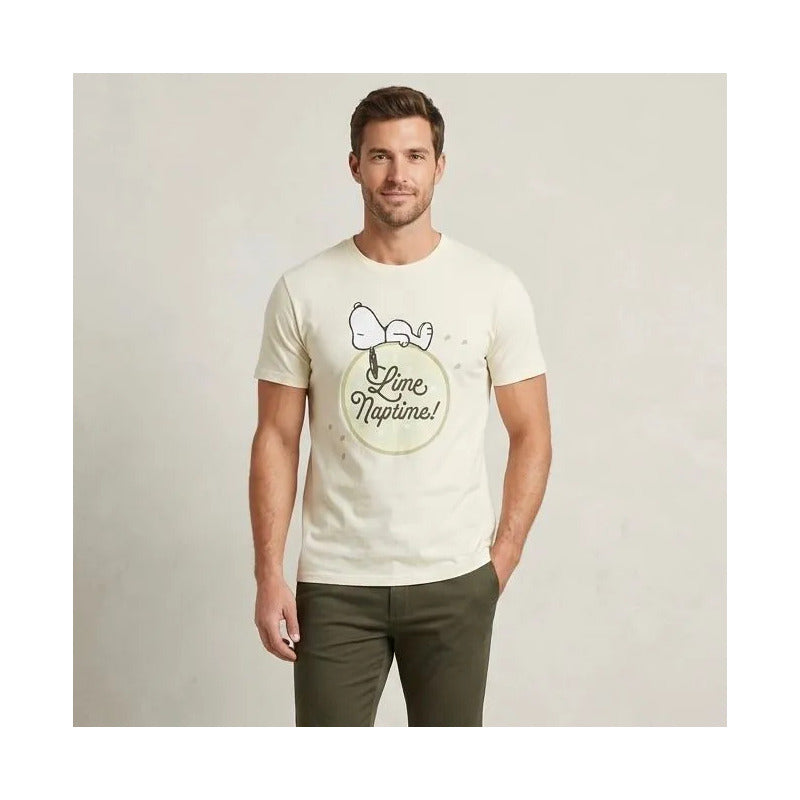 Playera Hombre 846ix Snoopy