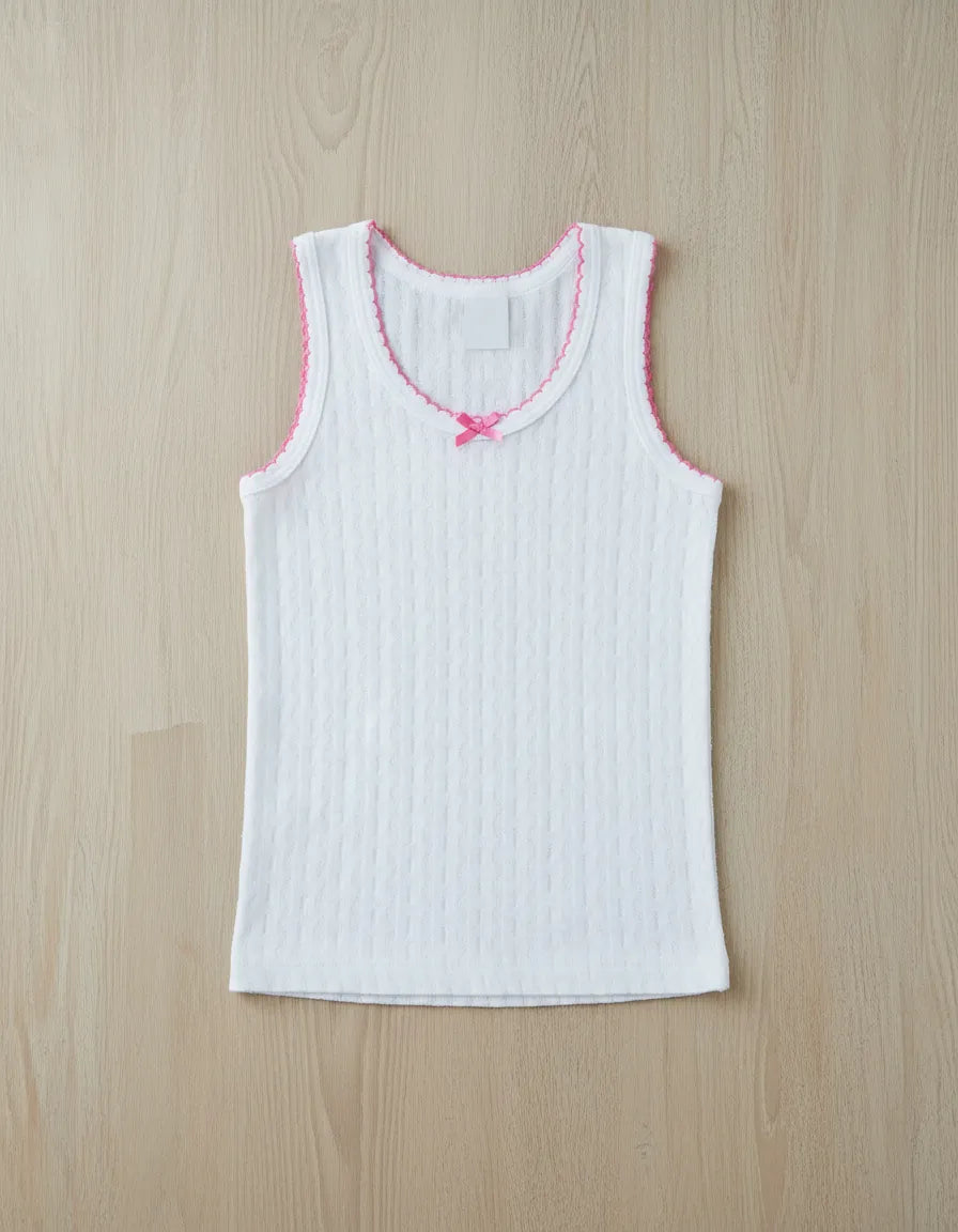 6 Piezas Camiseta Basica Para Niña