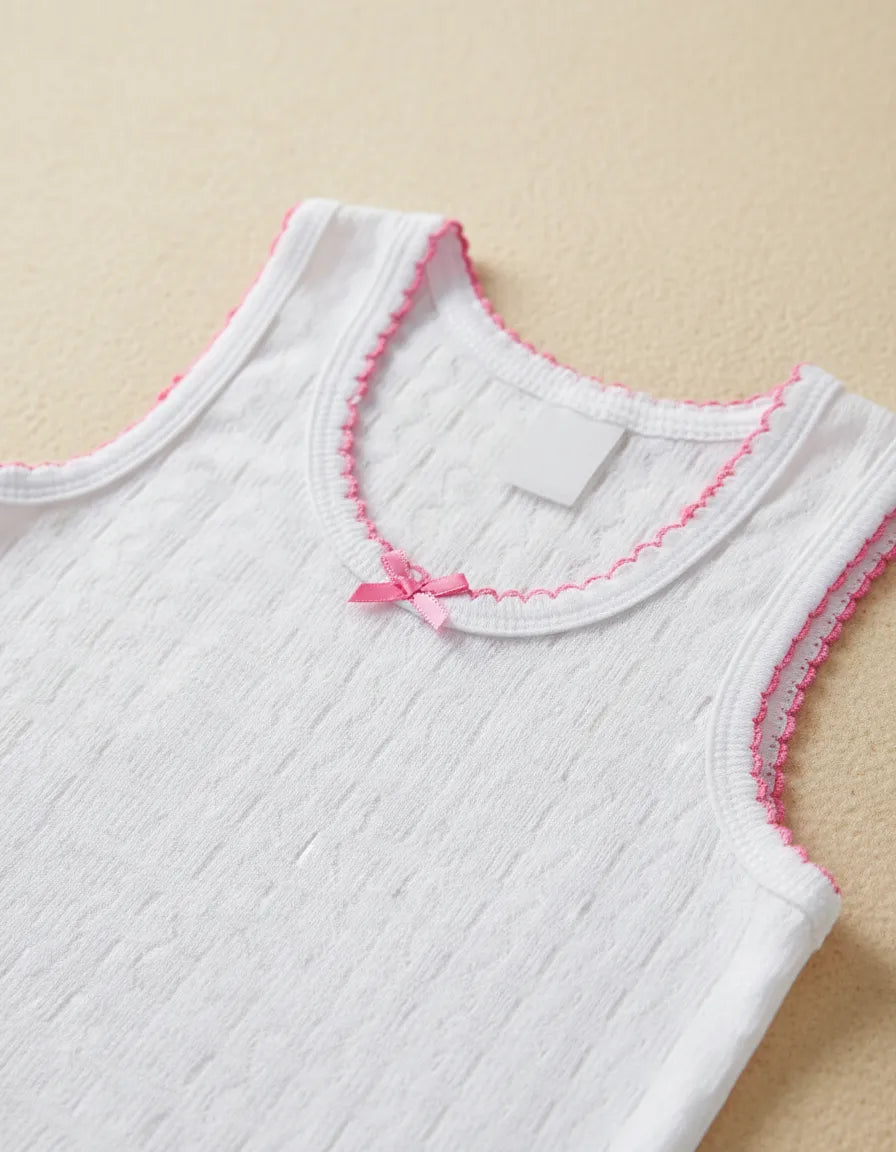 6 Piezas Camiseta Basica Para Niña