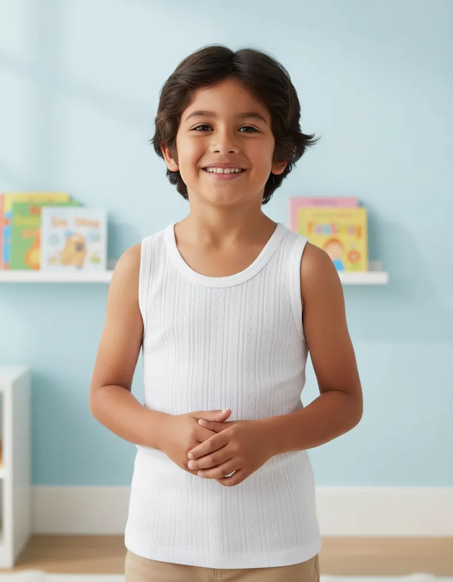 6 Piezas Camiseta Basica Para Niño