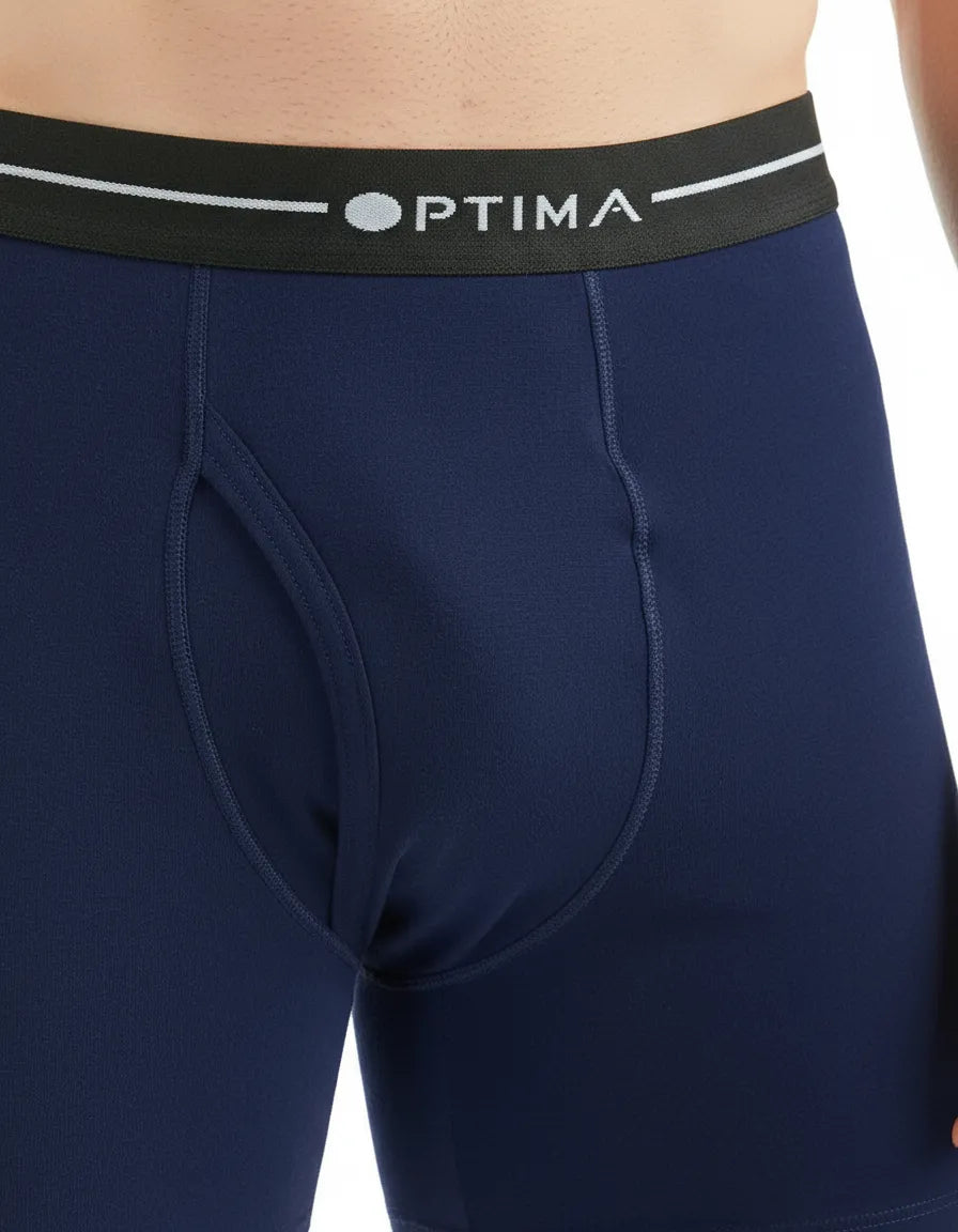 Paquete De 6 Piezas De Boxer Largo Algodon Para Hombre