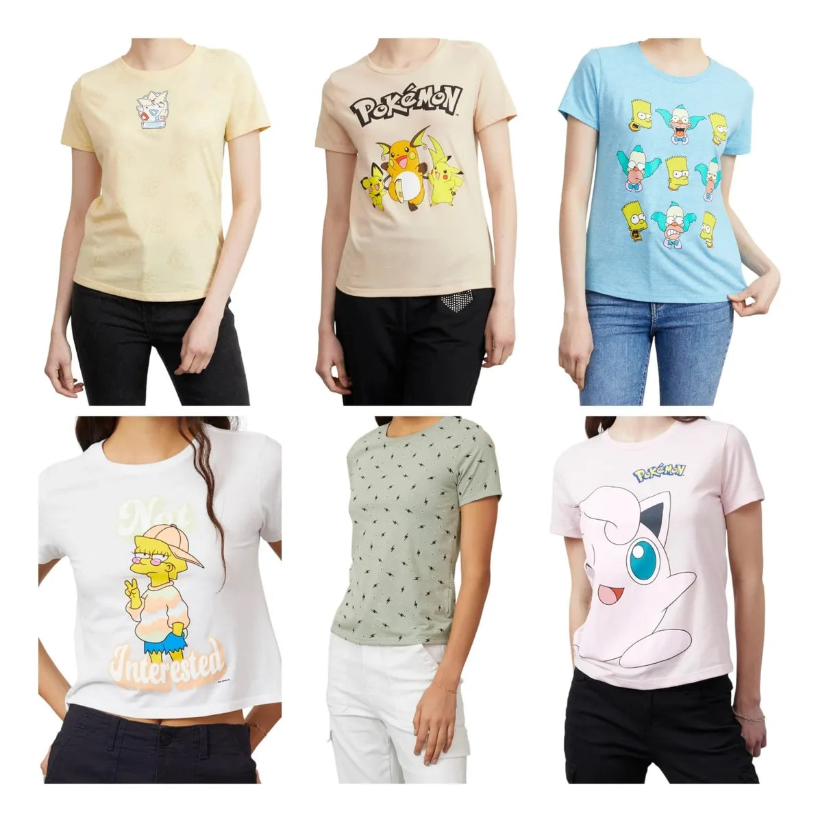 Paquete De 12 Playeras Estampadas