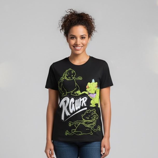 Playera Rugrats Reptar Para Mujer
