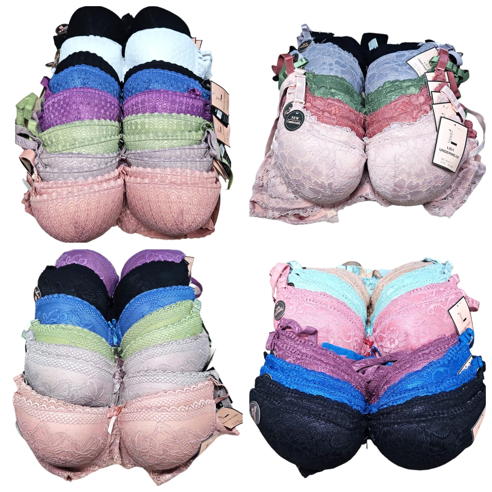 Paquete Armado De 6 Brassier Especial Para Mujer