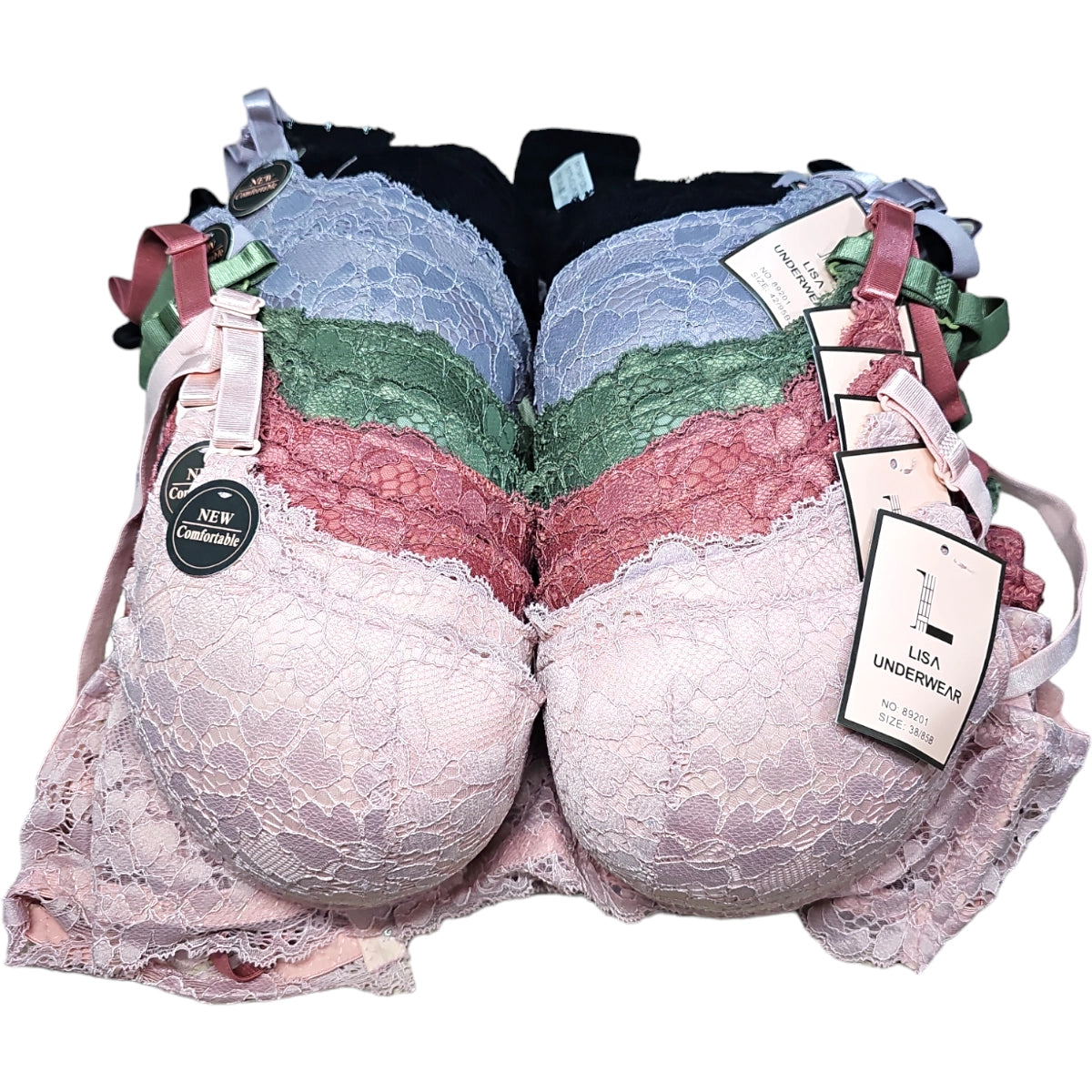 Paquete Armado De 6 Brassier Especial Para Mujer