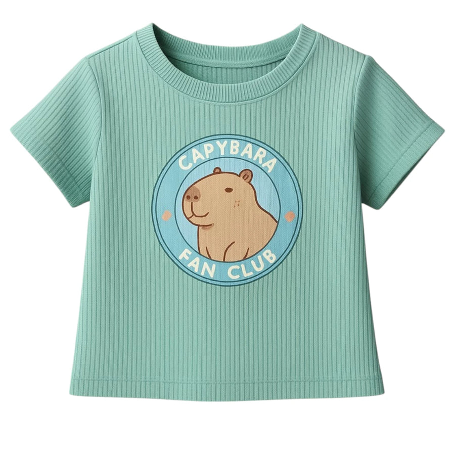 Blusa Estampado Capibara Para Niña