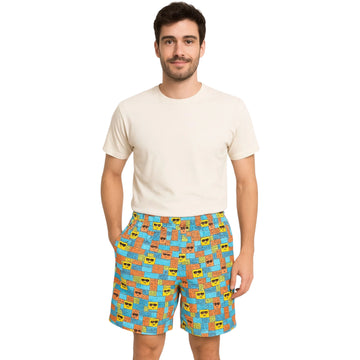 Short Estampado Para Hombre