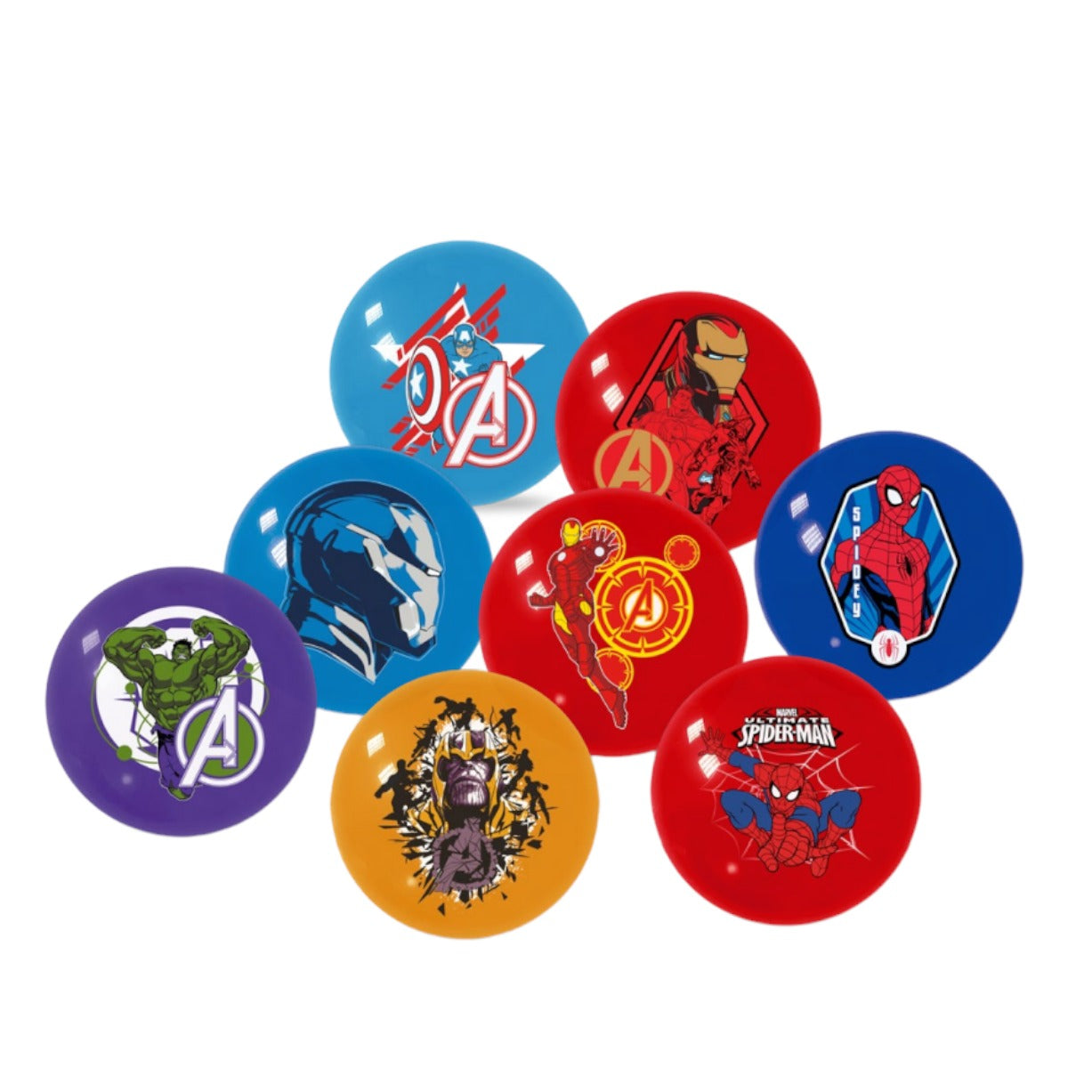 6 Pelotas De Plástico Impresa 8.5