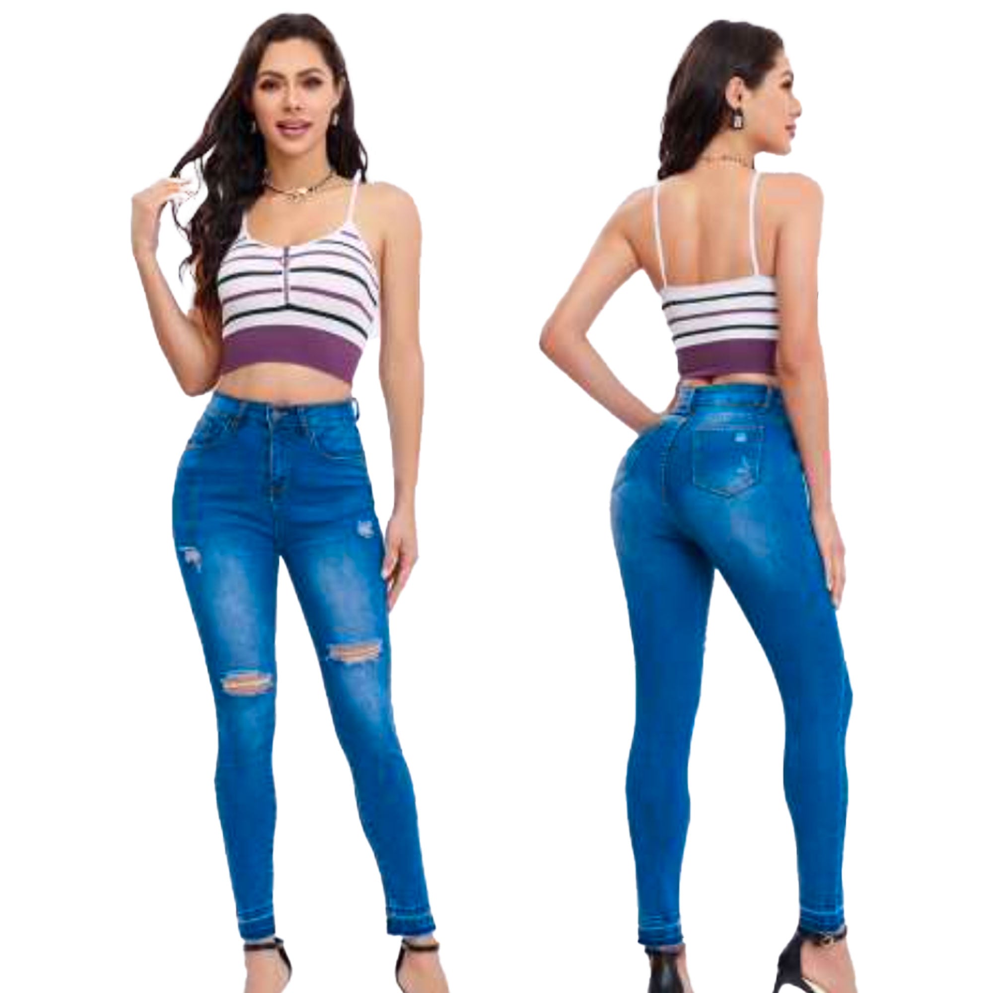 Jeans Skinny Moda Mujer