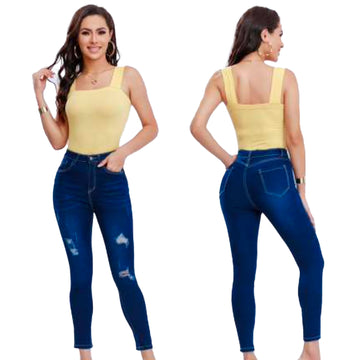 Jeans Skinny Moda Mujer