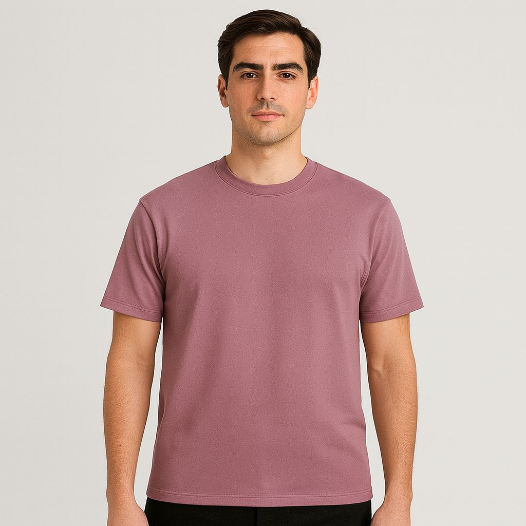 Playera Hombre 370jd 50-50 Lila