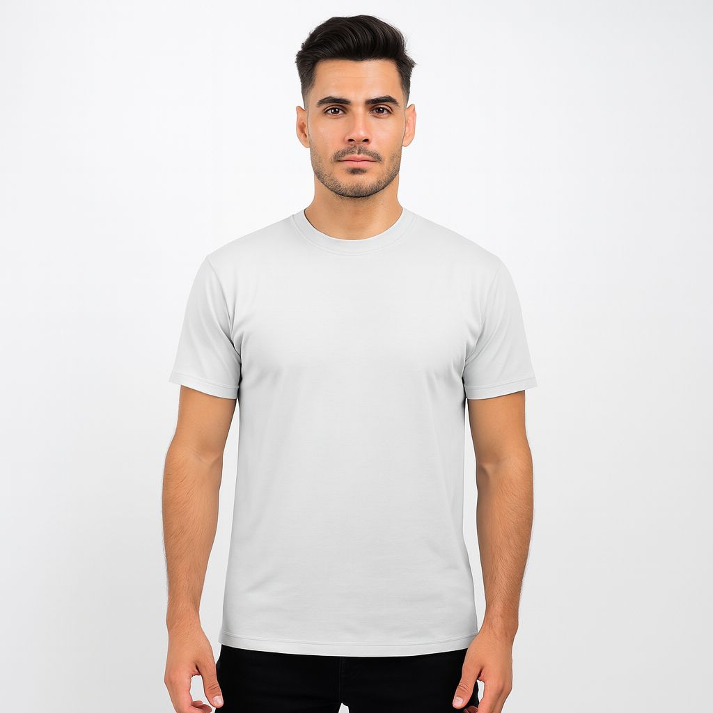 Playera Hombre 370jd 50-50 Gris