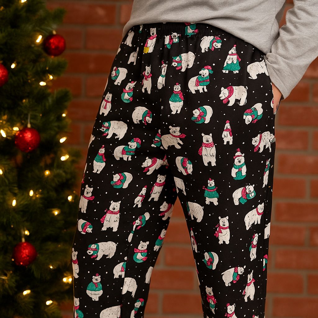 Pijama Hombre Navideña Oso