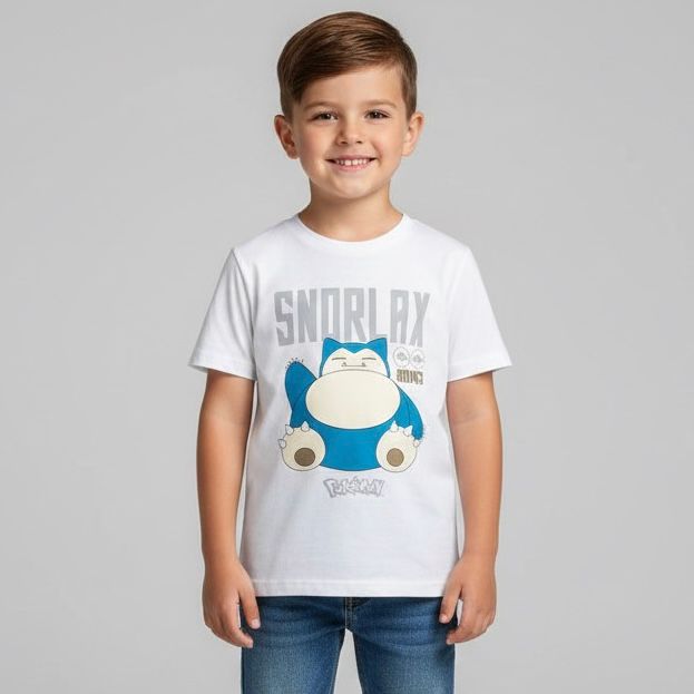 Playera Nno 840aa Pokemon Blanco