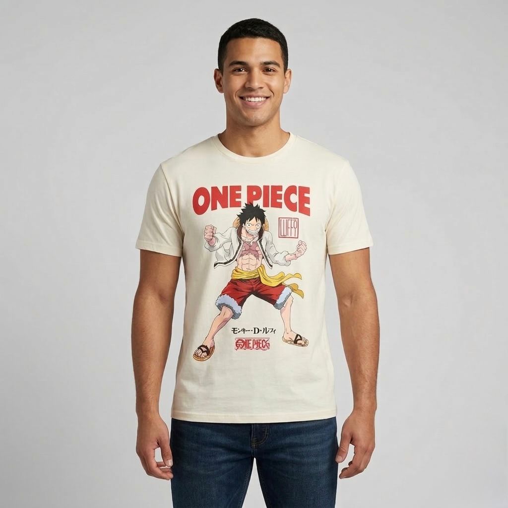 Playera Hombre 845we One Piece Hueso G