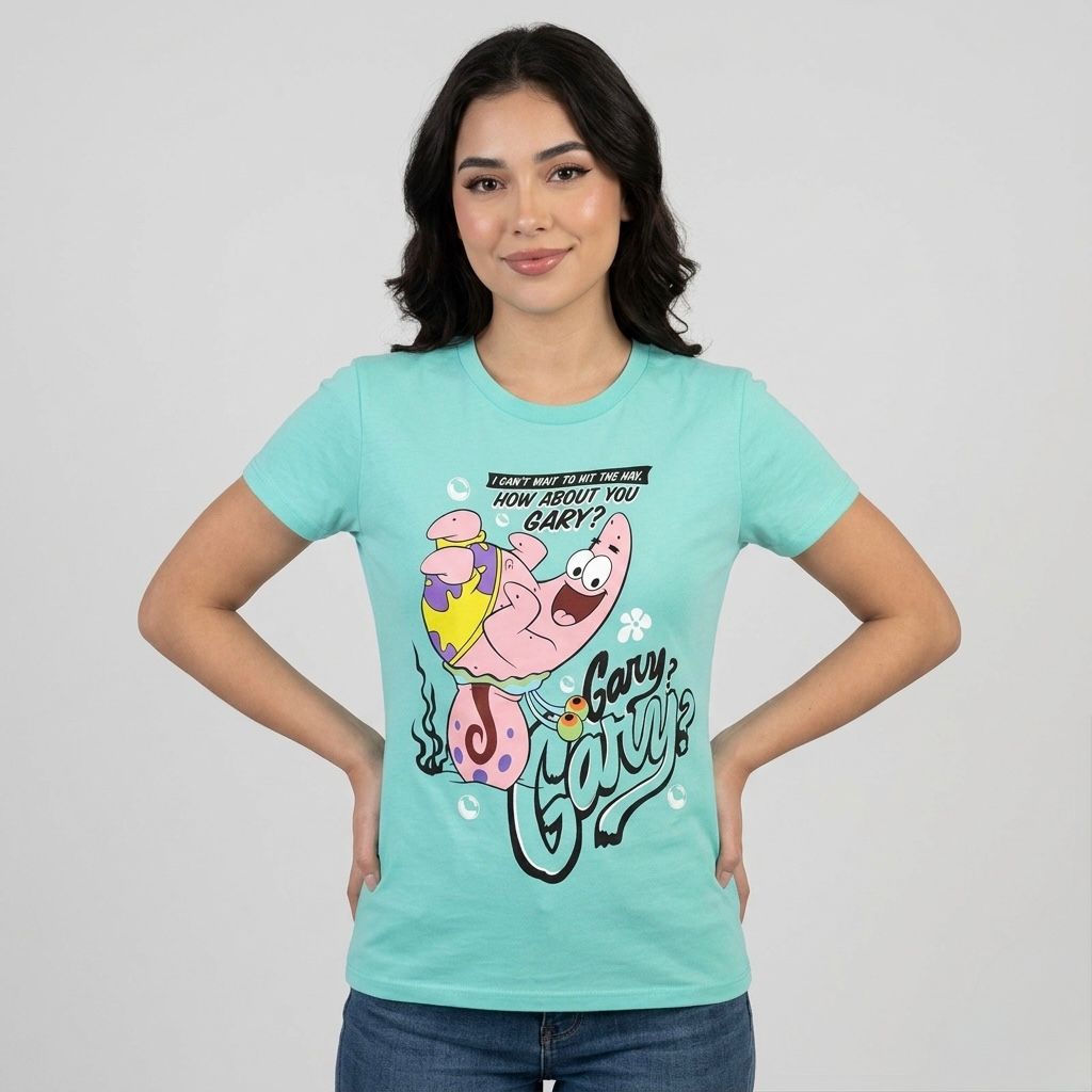 Playera Mujer 846tz Bob Esponja