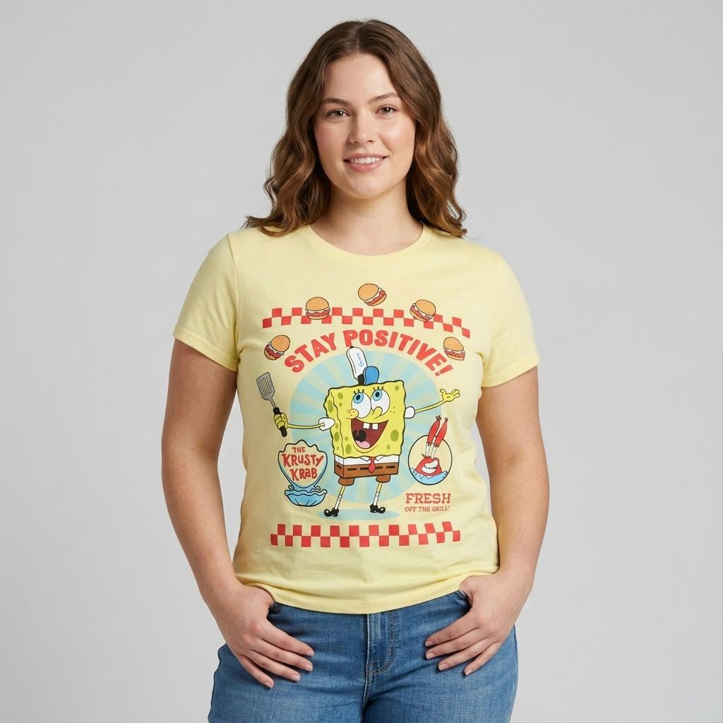 Playera Mujer 848ge Bob Esponja