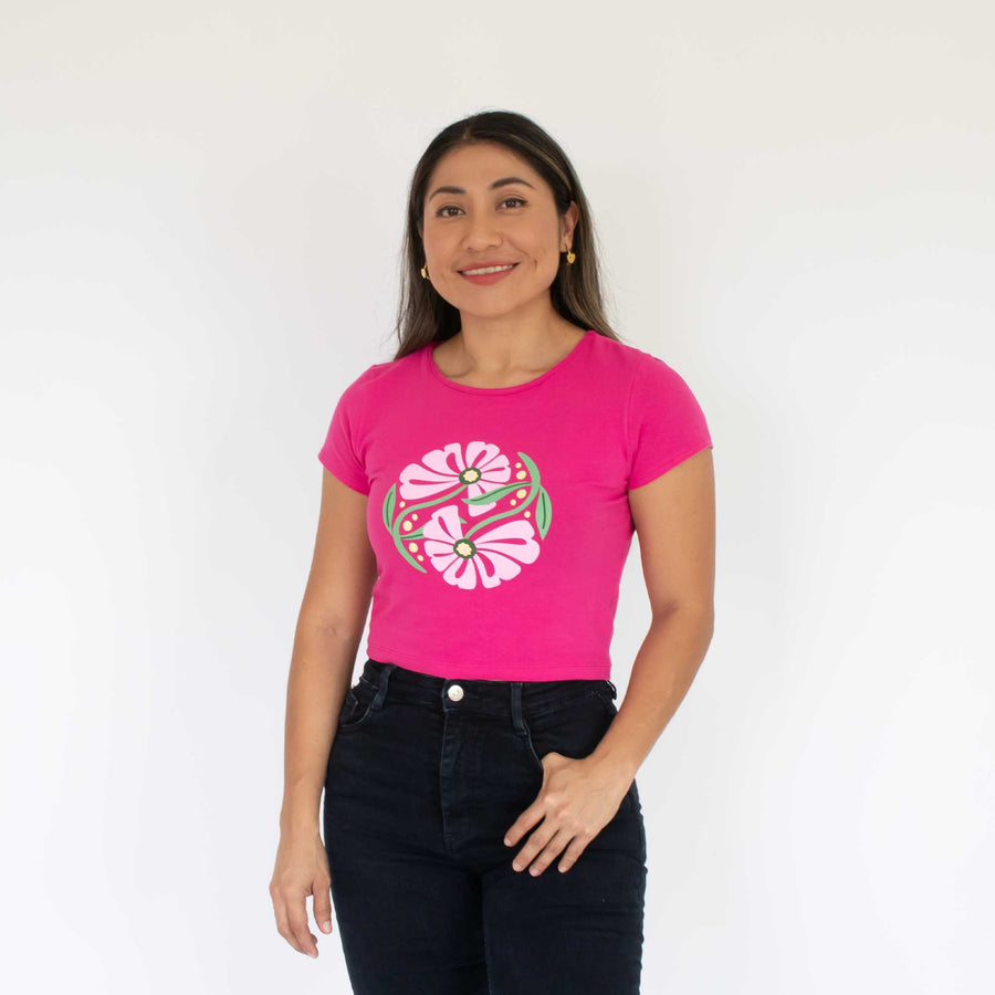 Playera Mujer Est Flor