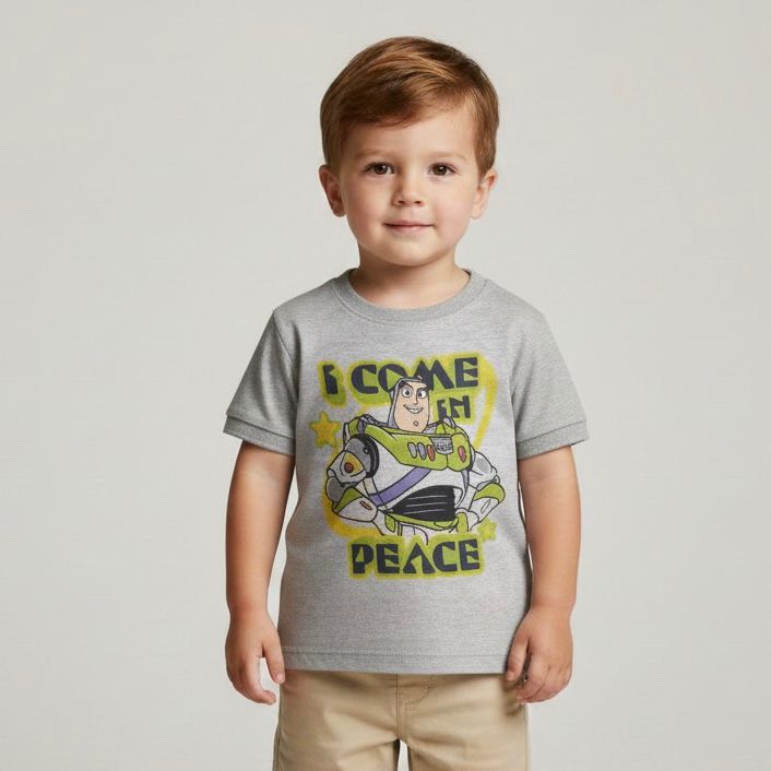 Playera Gris Claro Buzz Lightyear Tno 90360