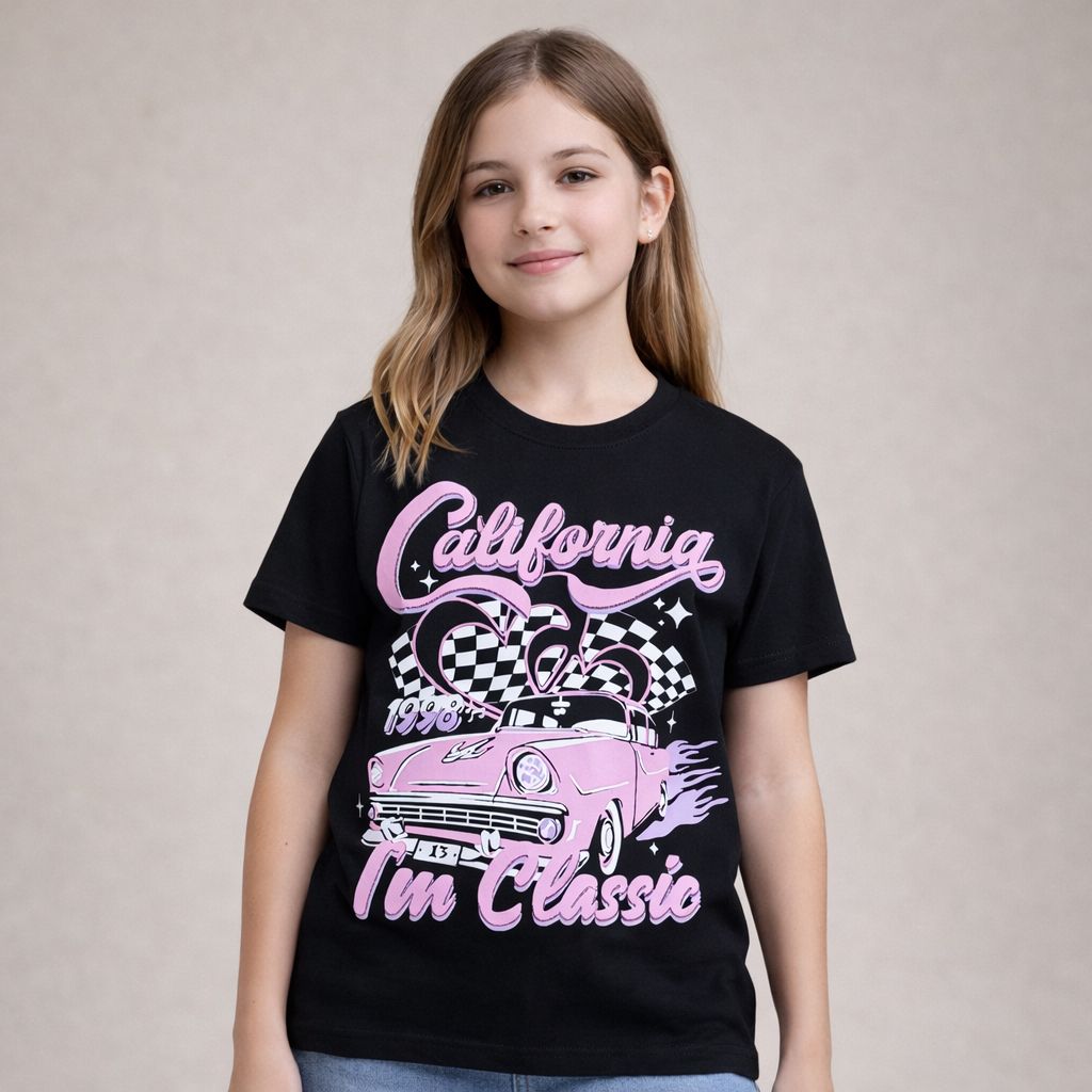 Playera Negro California Jna 90502