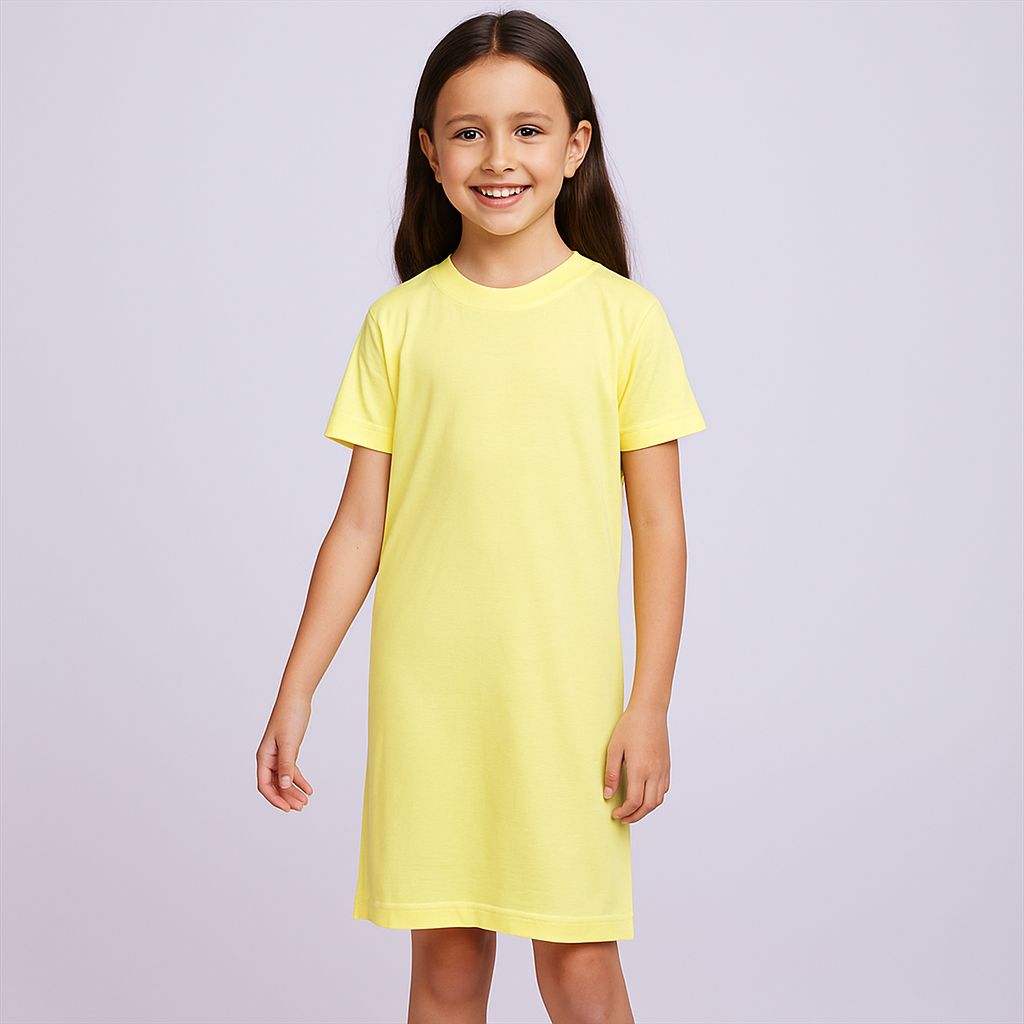 Vestido Amarillo Liso Mc Jna 90571
