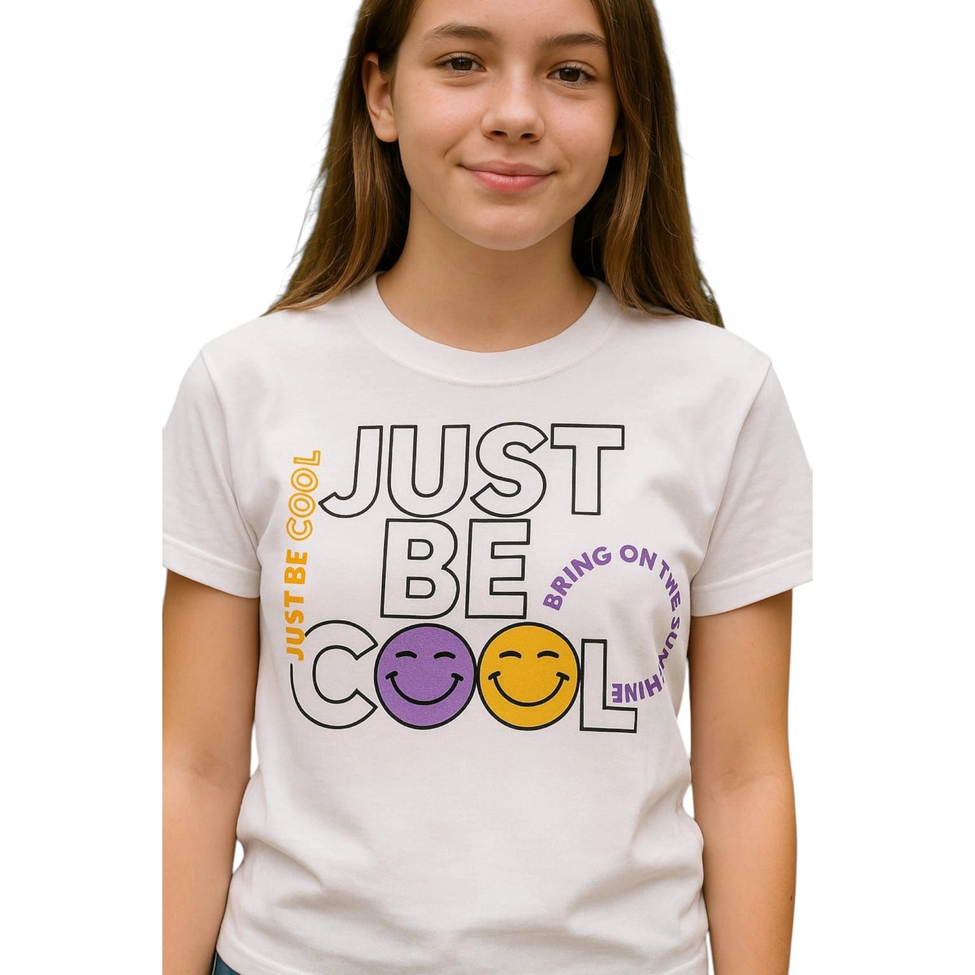Playera Just Be Cool Juvenil Niña-877ul