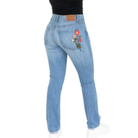 Jeans Bordado Flor