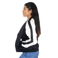 Chaqueta Bomber Doble Vista Bordado Ave