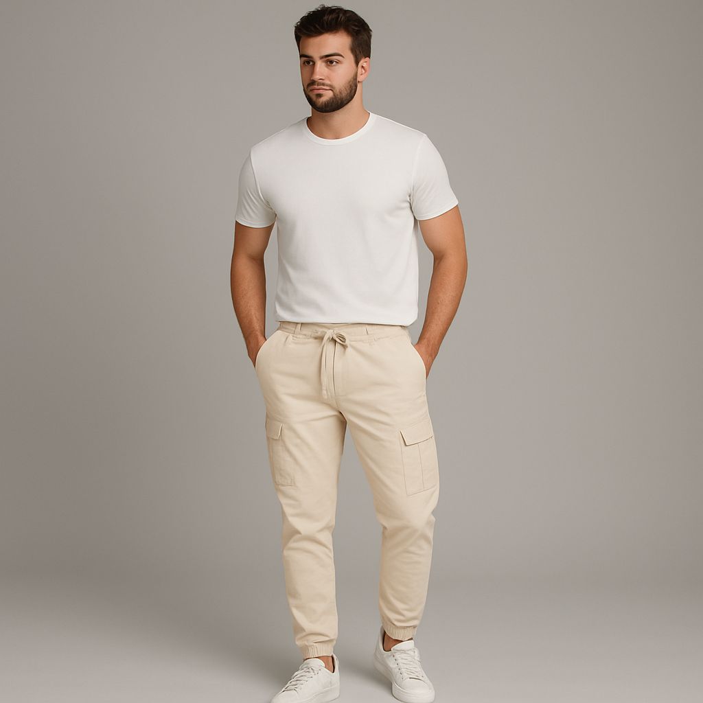 Jogger Caqui Hombre Af25010caq