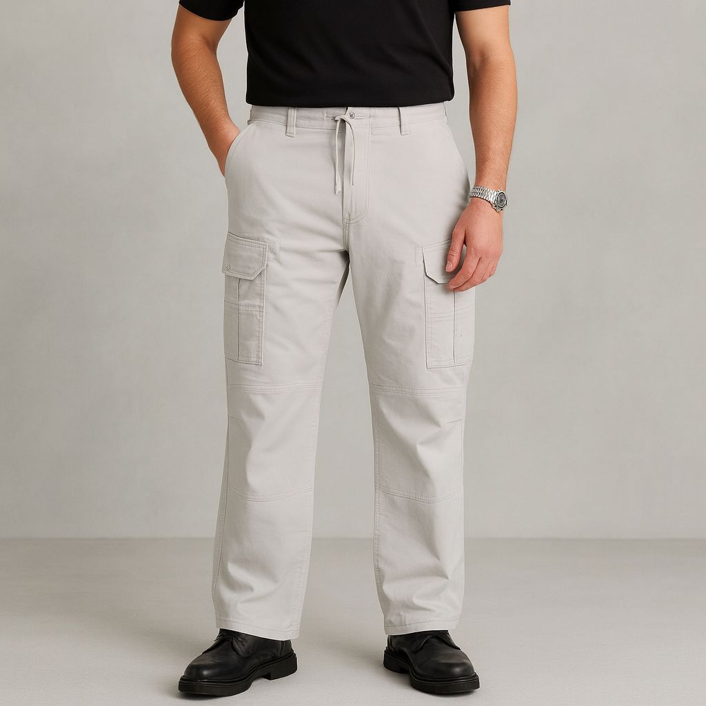 Pantalon Gris Hombre Af25011gri