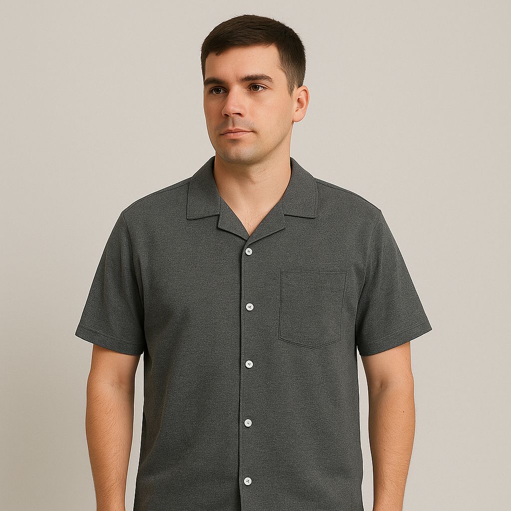 Camisa Gris Hombre Afi25706gri