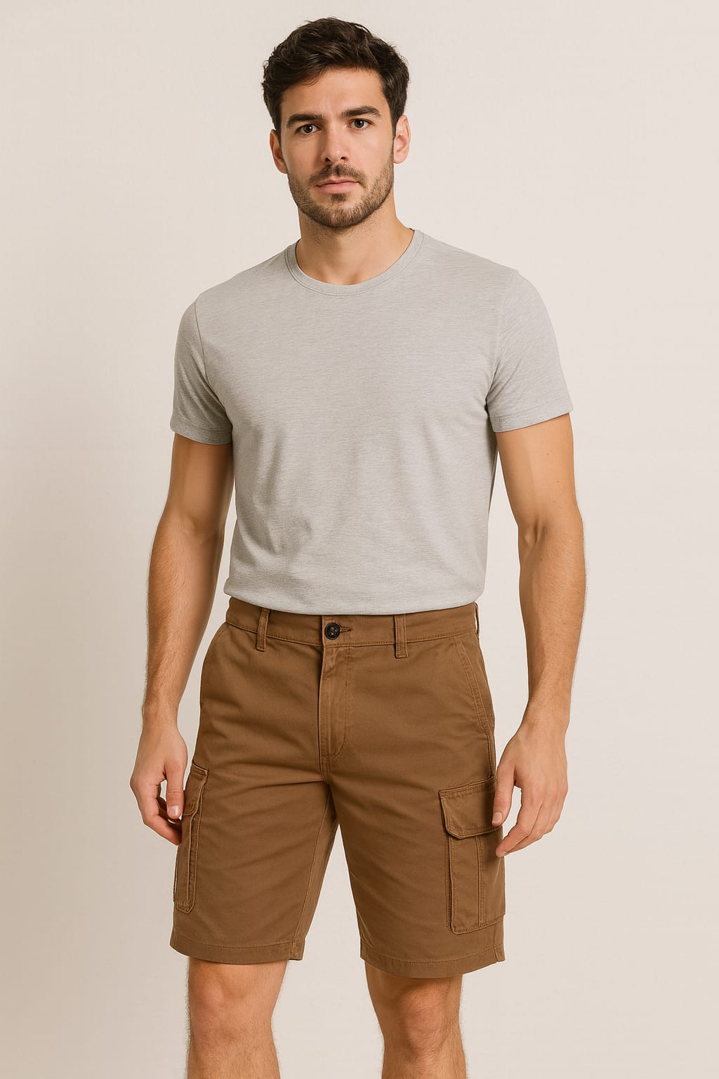 Bermuda Caqui Cargo Fosil Hombre