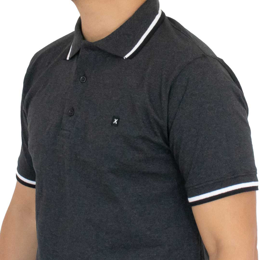 Playera Cuello Polo Basica Para Hombre