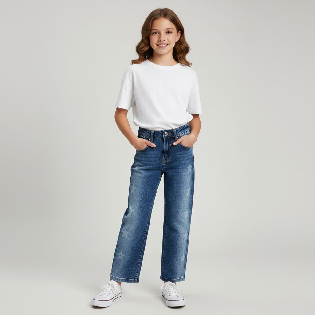 Mom Jeans Azul Holgado Nna Ht25